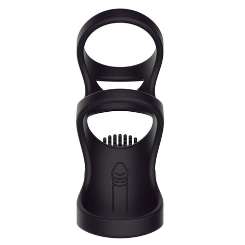 Mannuo Kayla 10 Functions Vibrating Mens Penis Ring - Vibrating Cock Rings
