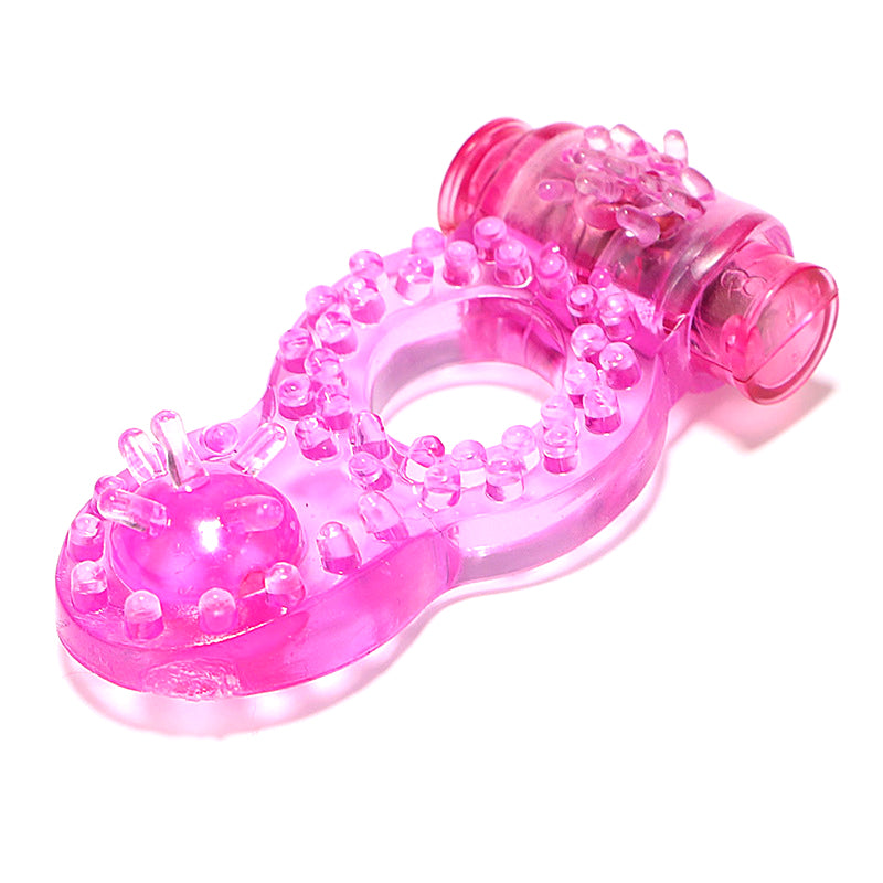 BDStyle Hem Beads Soft TPR Material Vibrating Cock Ring Vibrating Cock Rings