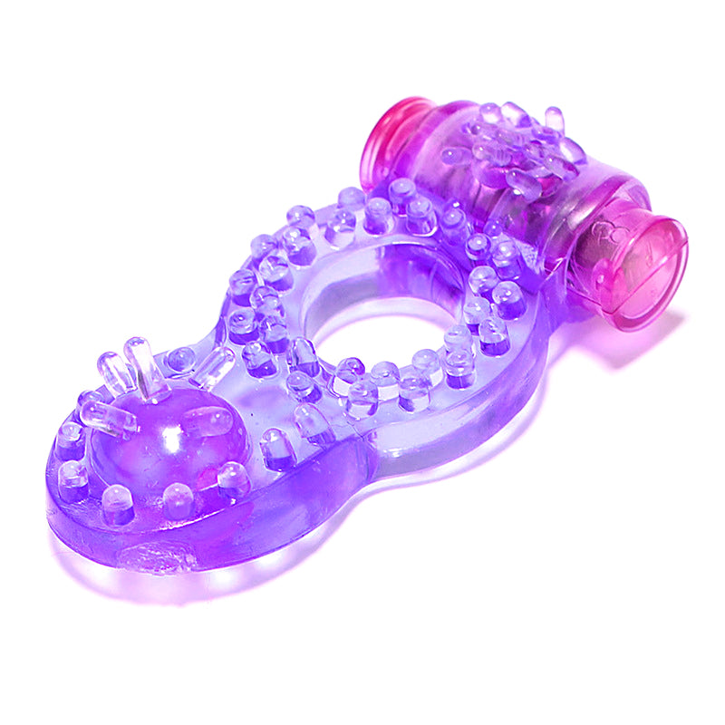 BDStyle Hem Beads Soft TPR Material Vibrating Cock Ring Vibrating Cock Rings