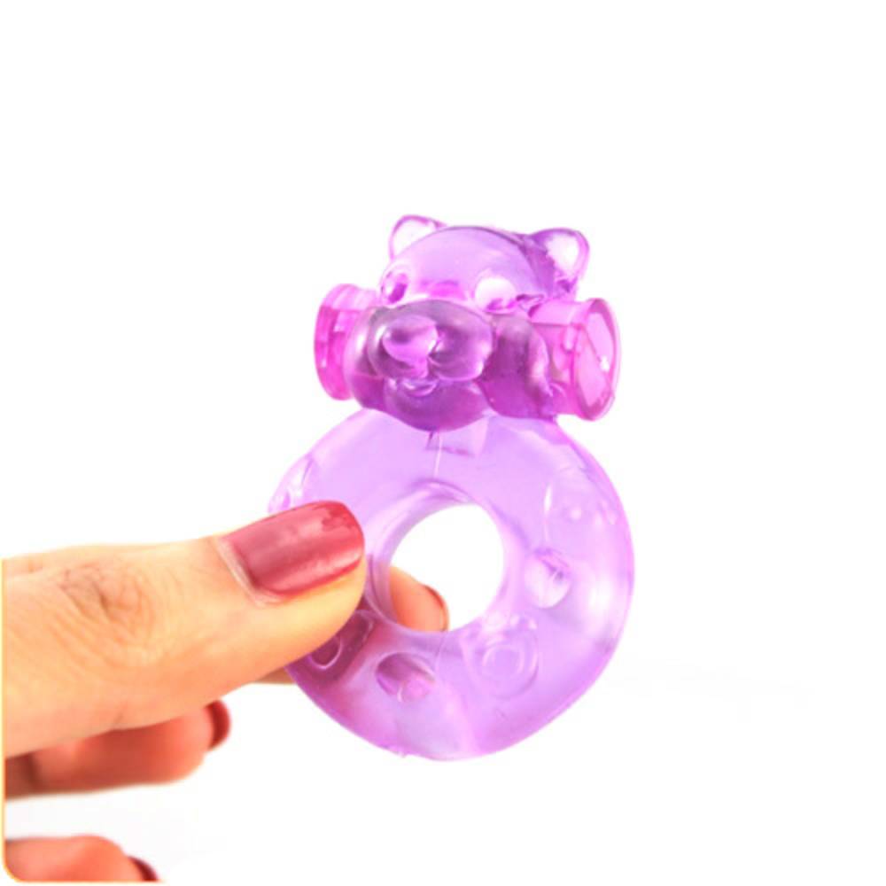 BDStyle Bear Cock Ring For Mens Vibrating Cock Rings