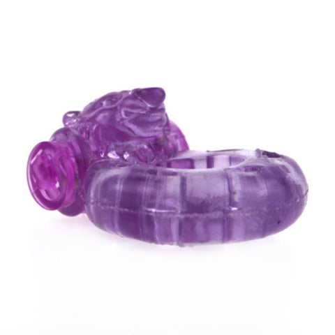 BDStyle Lion Jelly Mens Vibrating Cock Ring - Vibrating Cock Rings