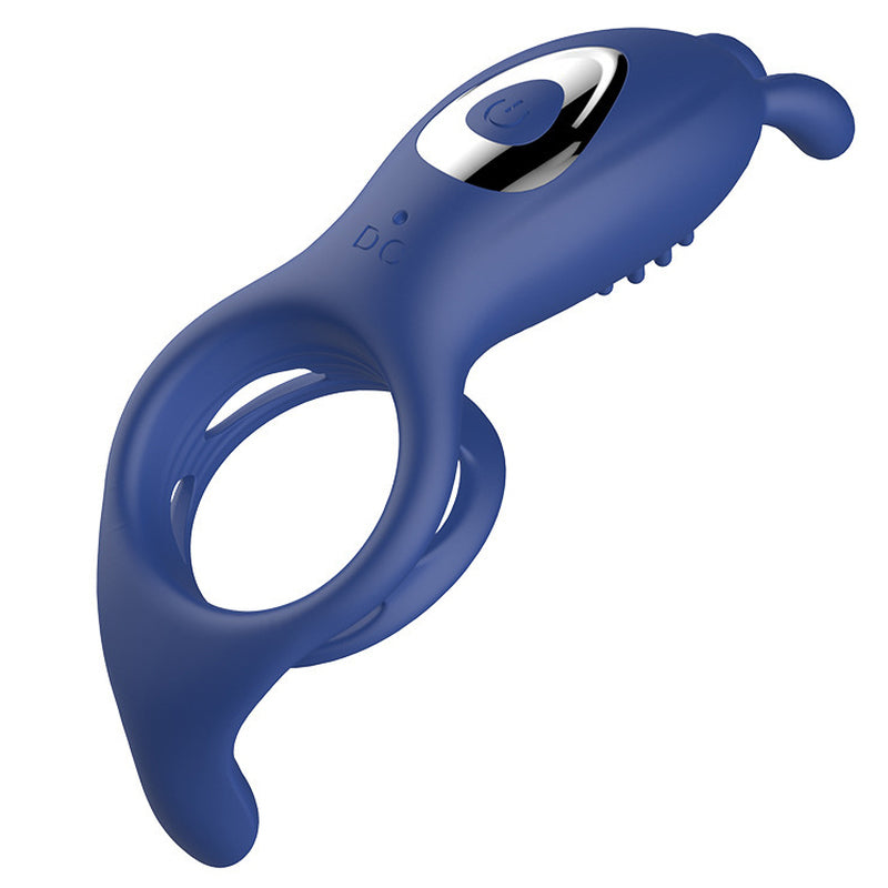 BDStyle 9 Functions Vibrating Rabbit Cock Ring Vibrating Cock Rings