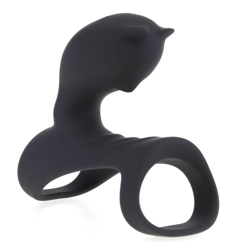 S-Hande Hi Fun Vibrating Mens Cock Ring With Clit Stimulation Vibrating Cock Rings