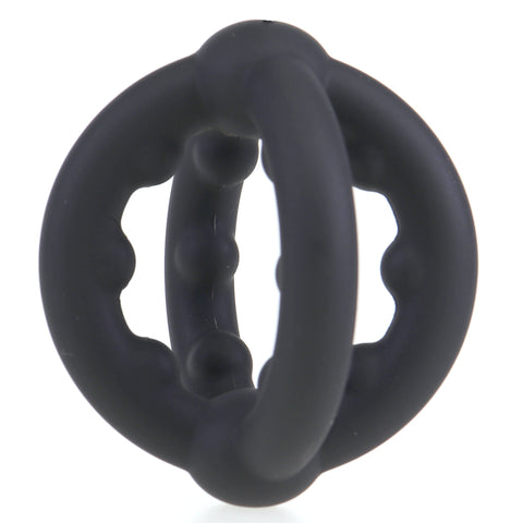 BDStyle Cross Sex Delay Stretchy Silicone Love Ring - Stretchy Cock Rings