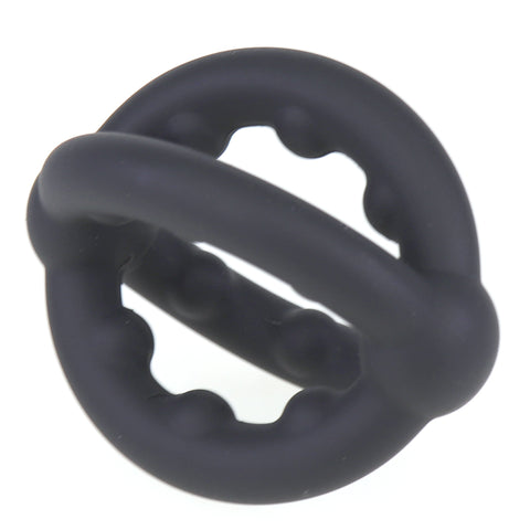 BDStyle Cross Sex Delay Stretchy Silicone Love Ring - Stretchy Cock Rings