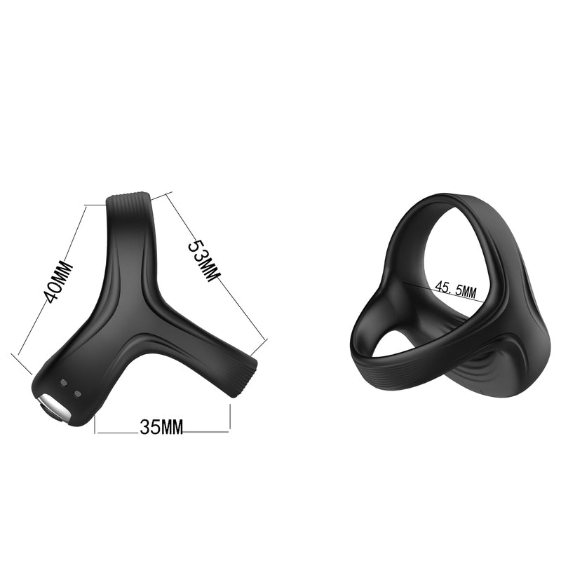 BDStyle Triangle 7 Frequency Vibration Cock Ring Vibrating Cock Rings