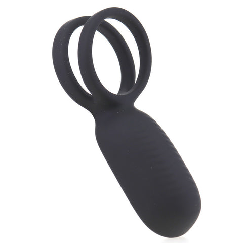 S-Hande Squidward 9 Frequency Vibration Cock Ring Black - Vibrating Cock Rings