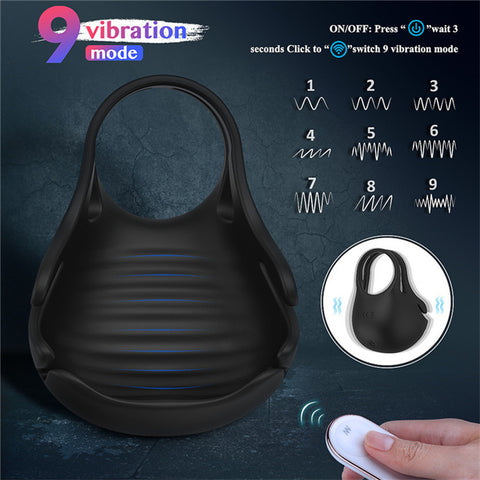 S-Hande Nest Scrotum Vibrating Mens Cock Ring - Vibrating Cock Rings