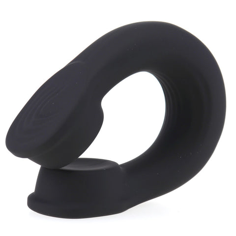 S-Hande Headset 18 Frequency Vibration Cock Ring Black - Vibrating Cock Rings