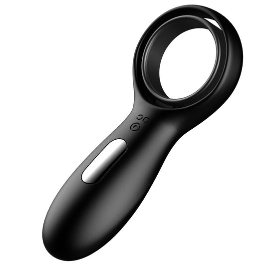 BDStyle 10 Functions Vibrating Cock Ring with Double Ring - Vibrating Cock Rings
