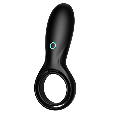 BDStyle 10 Functions Vibrating Cock Ring with Double Ring - Vibrating Cock Rings