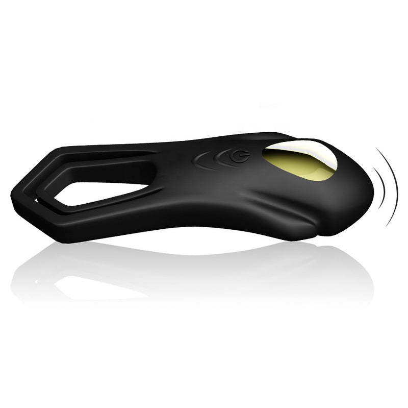 BDStyle Roadster Dual Silicone Testis Vibrating Penis Ring Vibrating Cock Rings