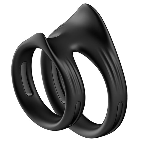 BDStyle Capen Dual Stretchy Silicone Cock Ring - Stretchy Cock Rings