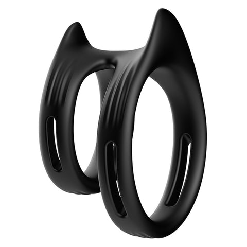BDStyle Capen Dual Stretchy Silicone Cock Ring - Stretchy Cock Rings