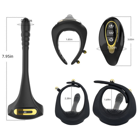 BDStyle Lord Of The Vibration Waterproof Cock Rings - Vibrating Cock Rings
