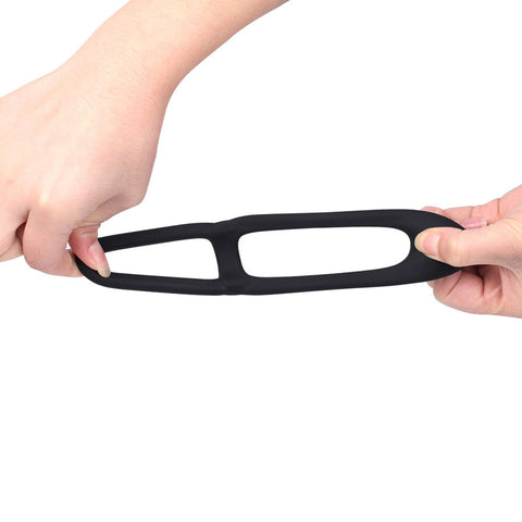 BDStyle Sex Delay Silicone Dual Cock Ring - Stretchy Cock Rings
