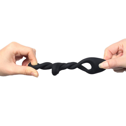 BDStyle Sex Delay Silicone Dual Cock Ring - Stretchy Cock Rings
