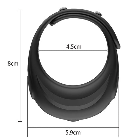 BDStyle Wrist Watch Adjustable Size Vibrating Cock Ring - Vibrating Cock Rings