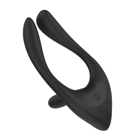 BDStyle Love Triangle Vibrating Cock Ring With 3 Motor - Vibrating Cock Rings