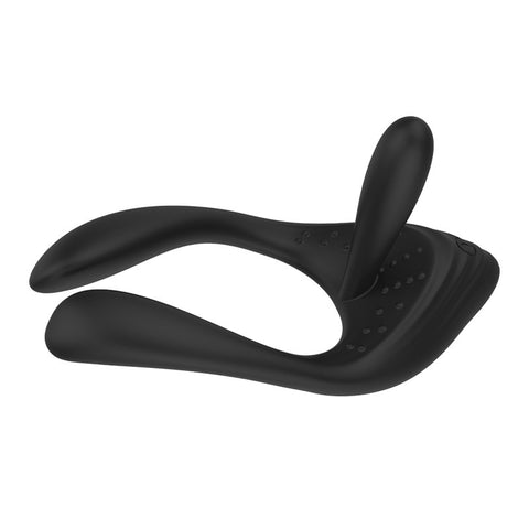 BDStyle Love Triangle Vibrating Cock Ring With 3 Motor - Vibrating Cock Rings
