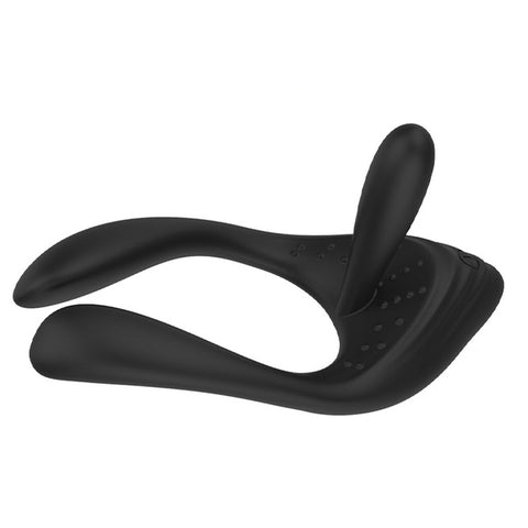 BDStyle Love Triangle Vibrating Cock Ring With 3 Motor - Vibrating Cock Rings