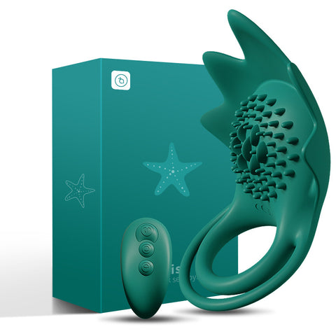 BDStyle 10 Functions Starfish Wireless Vibrating Cock Rings - Vibrating Cock Rings