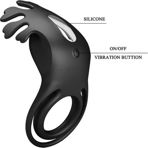 Pretty Love Ruben 7 Functions Vibrating Penis Ring - Vibrating Cock Rings