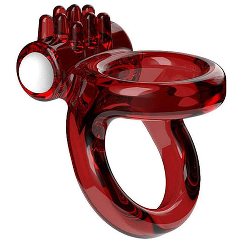 BDStyle Soft Lock Vibrating Penis Sleeve Ring - Vibrating Cock Rings