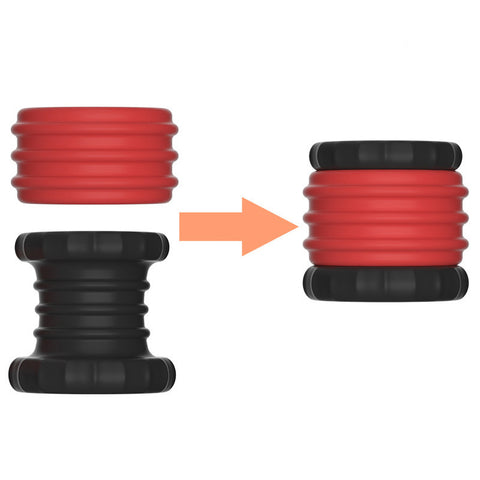 BDStyle Male Scrotum Testicle Squeeze Cock Rings - Stretchy Cock Rings