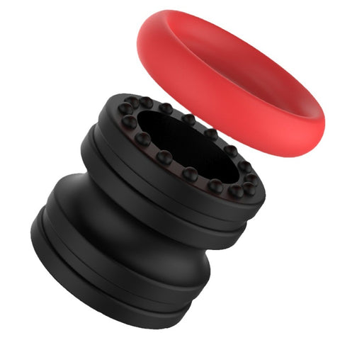 BDStyle 2 Piece Mens Silicone Ball Stretcher - Ball Stretchers and Crushers