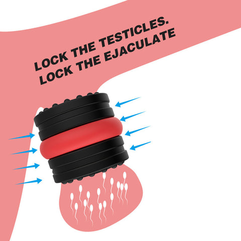 BDStyle 2 Piece Mens Silicone Ball Stretcher - Ball Stretchers and Crushers