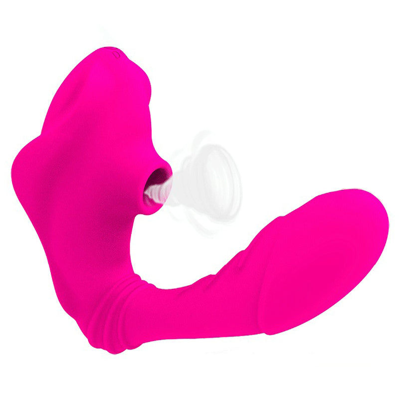 Mannuo Shark Suction 10 Function Clitoral We Vibe Clit Ticklers and Pulsators