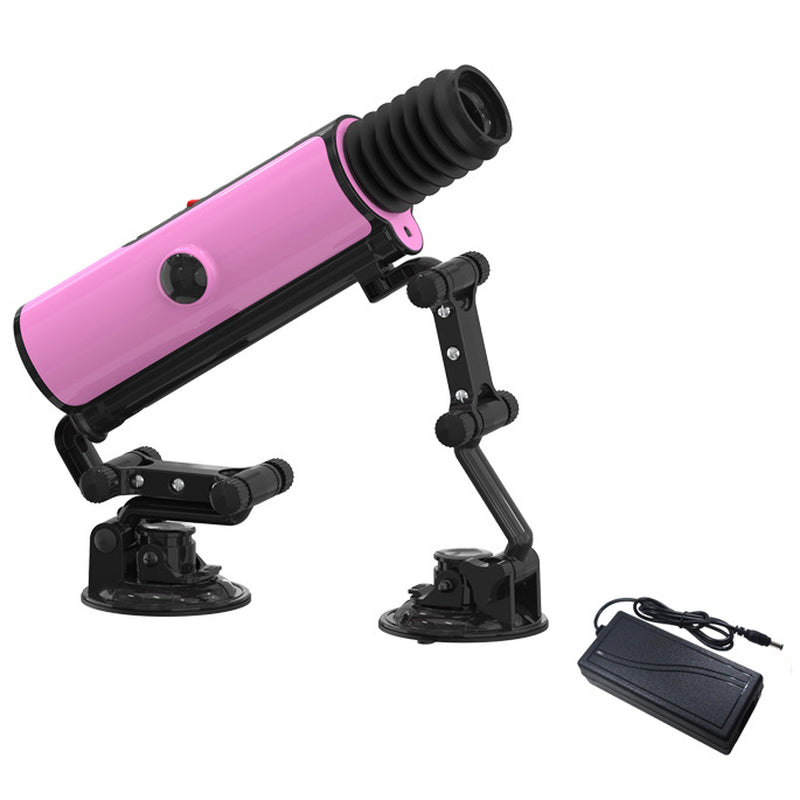 BDStyle Dual Suction Pleasure Automaton Pink Sex Machines