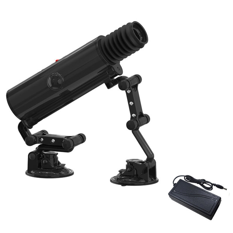 BDStyle Dual Suction Pleasure Automaton Black Sex Machines