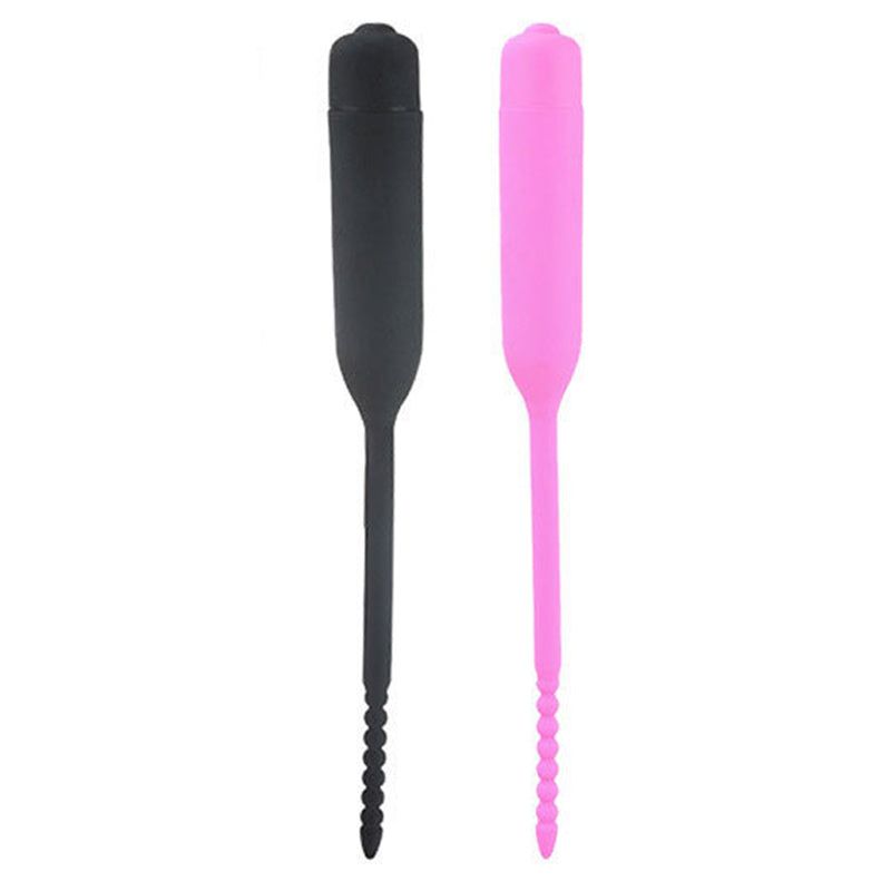 BDStyle Silicone Vibrator Urethral Sounds Penis Plug Urethral Sounds