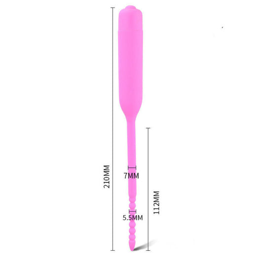 BDStyle Silicone Vibrator Urethral Sounds Penis Plug Urethral Sounds