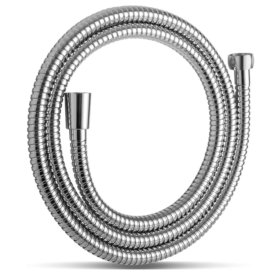 BDStyle Stainless Steel Kink Free Shower Hose Silver - Enemas and Douches