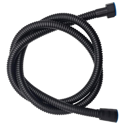 BDStyle Stainless Steel Kink Free Shower Hose Black - Enemas and Douches