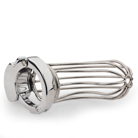 BDStyle Bird Cage Male Chastity Device With Adjustable Ring - Male Chastity