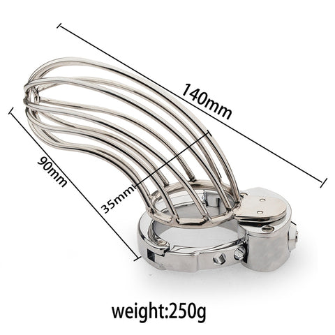 BDStyle Bird Cage Male Chastity Device With Adjustable Ring - Male Chastity