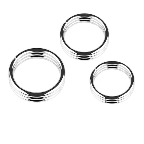 BDStyle Echo Stainless Steel Mens Cock Ring - Steel Cock Rings