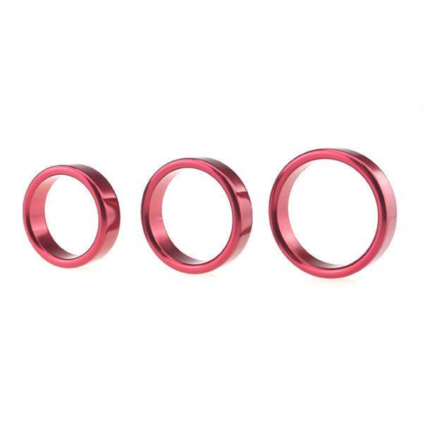 BDStyle Colorful Aluminum Erection Enhancer Cock Ring Small Steel Cock Rings