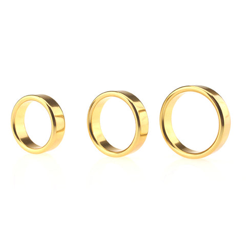 BDStyle Colorful Sex Delay Aluminum Mens Cock Ring Medium - Steel Cock Rings