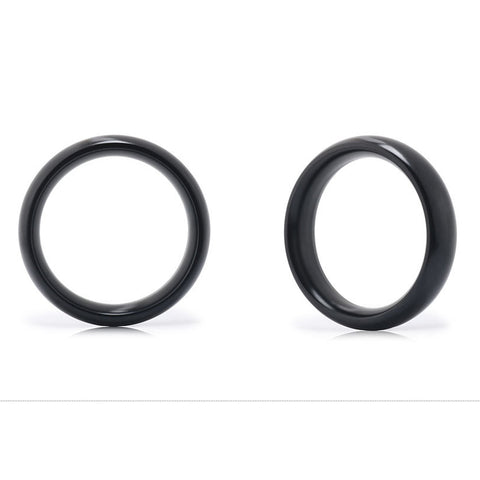 BDStyle Aluminum Round Mens Cock Ring Large - Steel Cock Rings