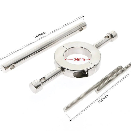 Ball Stretcher & Crusher Metal - Steel Sex Toys