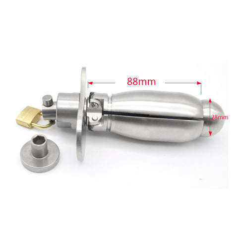 BDStyle Deluxe Chastity Locking Anal Plug - Butt Plugs