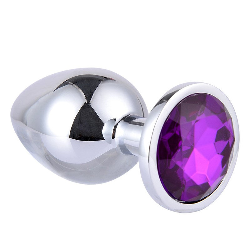 Attractive Metal Butt Plug Small - Steel Sex Toys