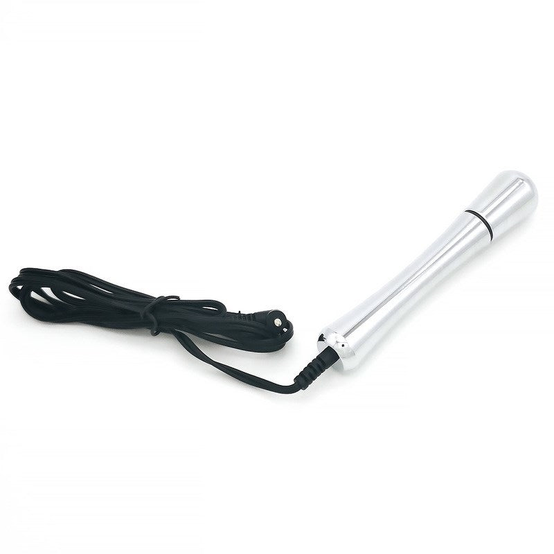 Bipolar Metal Electric Shock Butt Plug - W Electro Sex