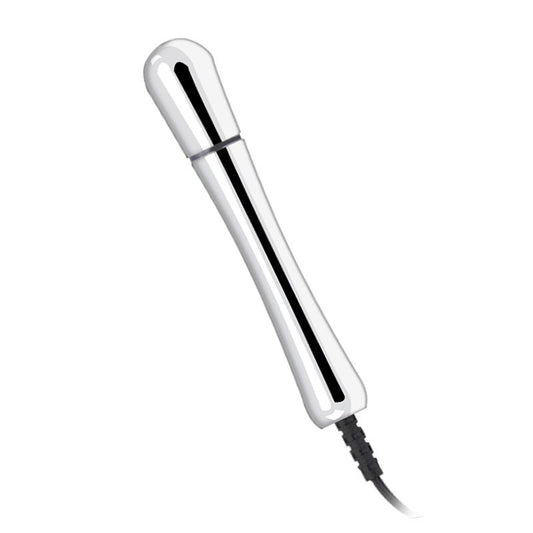 Bipolar Metal Electric Shock Butt Plug - W - Electro Sex