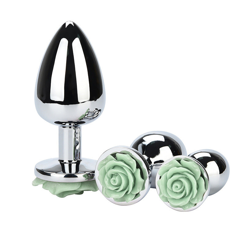 Flower Steel Butt Plug Medium Steel Sex Toys